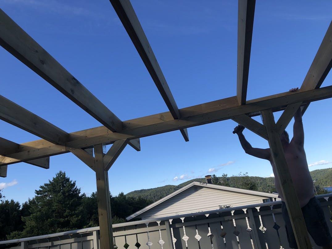 Nyt tag til verandaen Nyt tag til verandaen